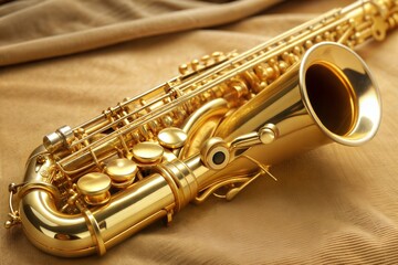 Obraz premium Saxophone Player Performing on Stage