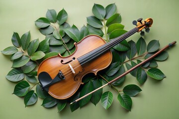 Close-up of a Violin