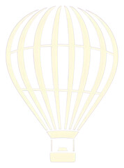 PNG Balloon aircraft vehicle transportation.