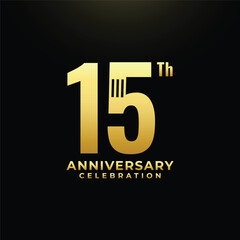 Golden Anniversary Number Celebration design