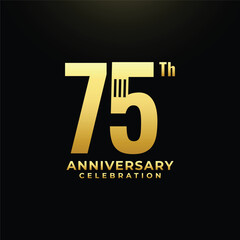 Golden Anniversary Number Celebration design