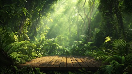 tropical forest in the jungle