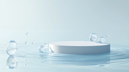 cosmetic cream on a white background