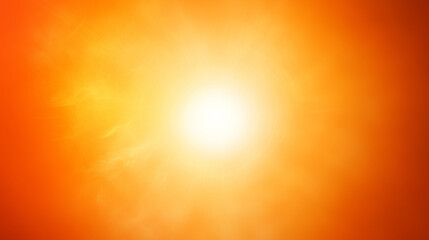 Abstract Orange Light Burst Background