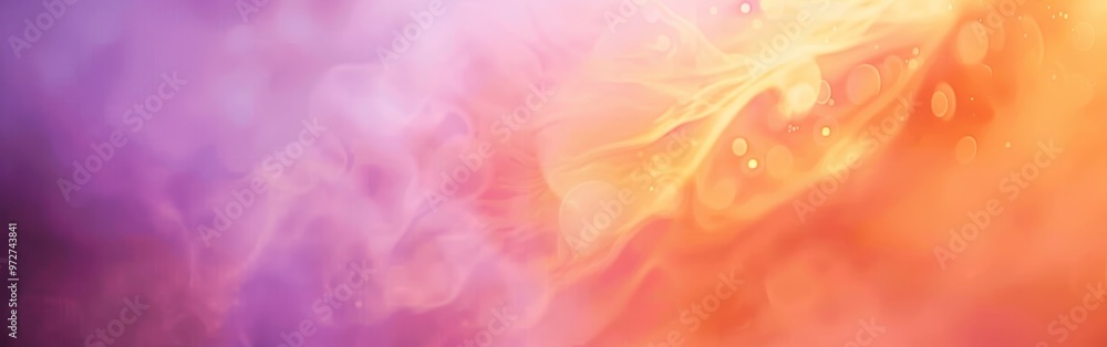 Poster a colorful background with a yellow flame in the middle