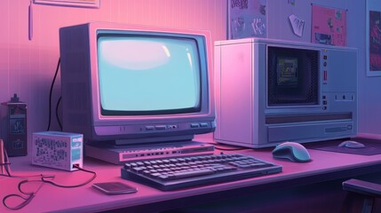 Retro Computer Setup