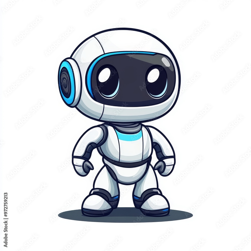 Poster modern robotic technologies android drone isolated realistic futuristic automation. cyberspace machi
