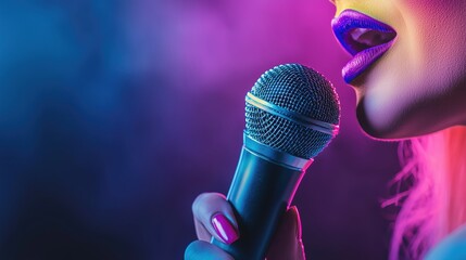Drag Queen Spotlight Performance: Emotional Close-up