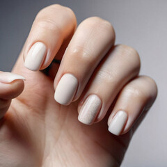 Beautiful milk manicure, nails, milk manicure, milk nails, gel nails, nails art, short nails, long nails, manicurist, nail salon, nail design