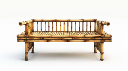bamboo bench furniture seat natural wood craft design rustic handmade lounge traditional eco-friendly decor interior garden patio relaxation outdoor 