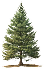 Obraz premium Pine tree plant fir tranquility.