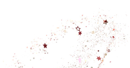 Cosmic Christmas Showers: Dynamic 3D Illustration of Descending Celestial Showers for the Holidays