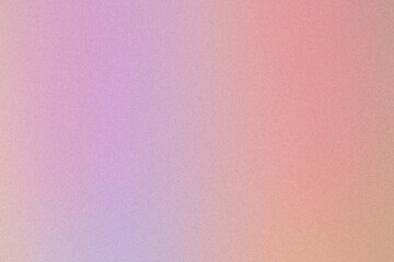 Abstract noisy gradient background of multicolored pastel pink white colors. Color palette, colorful pattern with a soft noise effect. Holographic blurred grainy gradient banner texture