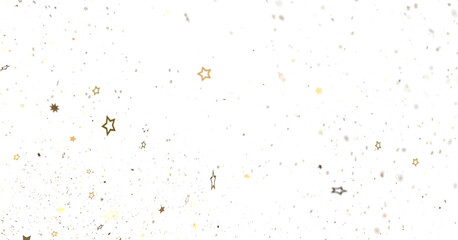 A Shower of Golden Stars: Captivating 3D Illustration Takes You to a Celestial Realm