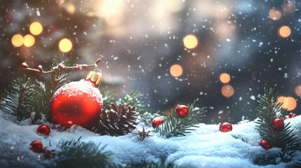Merry Christmas holiday card background