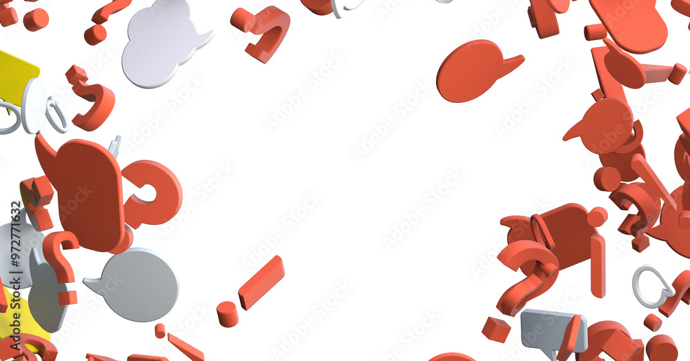 Aufkleber email inbox electronic communication graphics concept