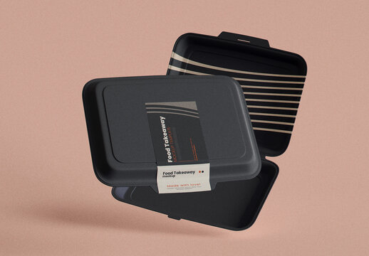 Food Takeaway Box Mockup