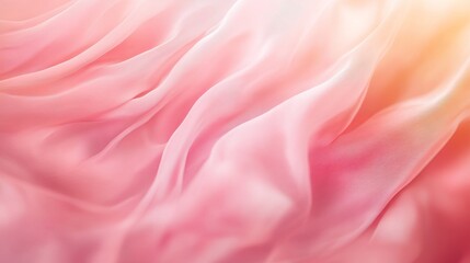 Obraz premium Soft gradient from pale blush to deep rose, with a smooth, delicate texture that feels romantic and tender, ideal for feminine or gentle designs, 4K hyperrealistic photo.