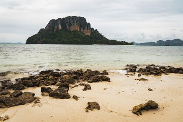 beach on small island in thailand