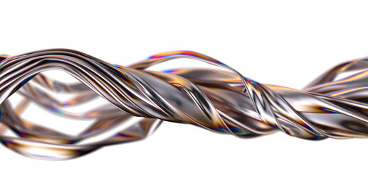 Abstract fluid gradient shape flowing