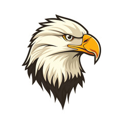 Collection of Bald Eagle Logo Designs Isolated