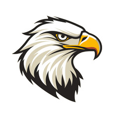 Collection of Bald Eagle Logo Designs Isolated