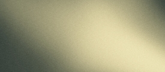 Gray beige green grainy gradient background with blazing  light yellowish-white and noise texture effect banner in the background

