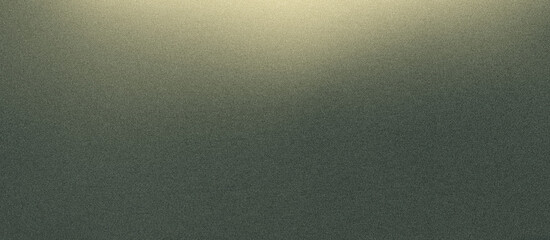 Gray beige green grainy gradient background with blazing  light yellowish-white and noise texture effect banner in the background
