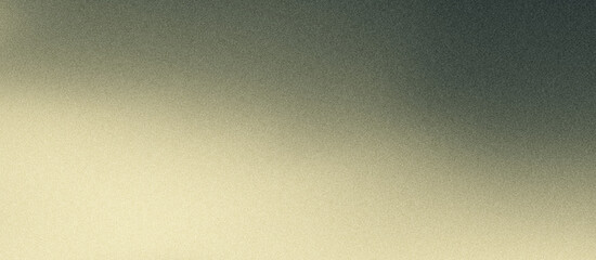 Gray beige green grainy gradient background with blazing  light yellowish-white and noise texture effect banner in the background
