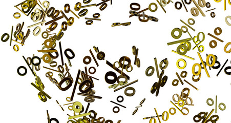 percent sign percentage icon interest rate background