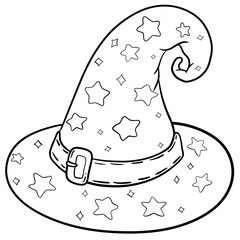 Halloween Witch’s Hat Doodle