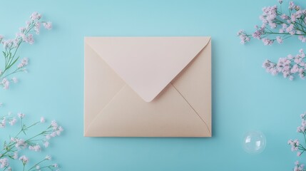 Flatlay Bubble Mailer Bag Sticker Mockup