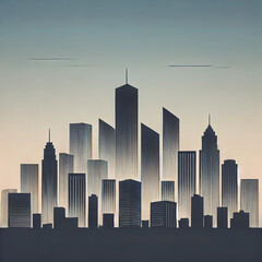 Obraz premium architectural cityscape