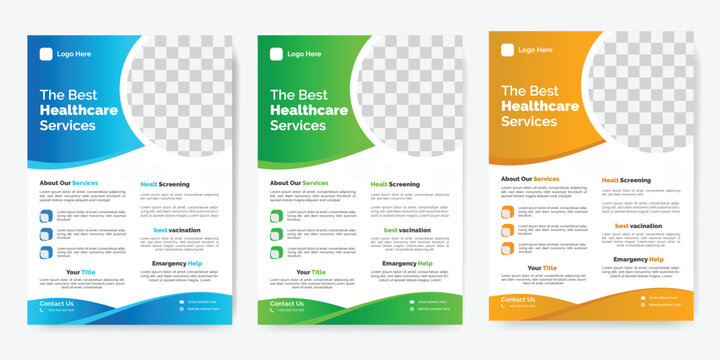 A madical business flyer
