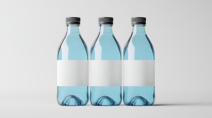 Branding Water Bottle Label Mockup