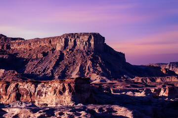 sunset in the mountains canyon, Arizona