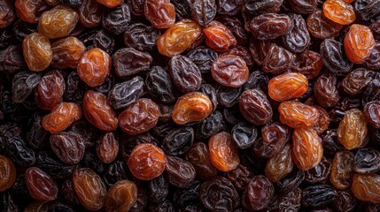 Obraz premium dried raisins on white backgrounds
