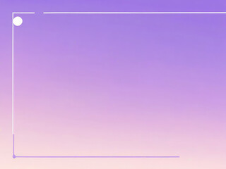 Fototapeta premium flat 2D illustration, delicate monochrome gradient background with neon purple shapes for presentations and templates ,AI generated