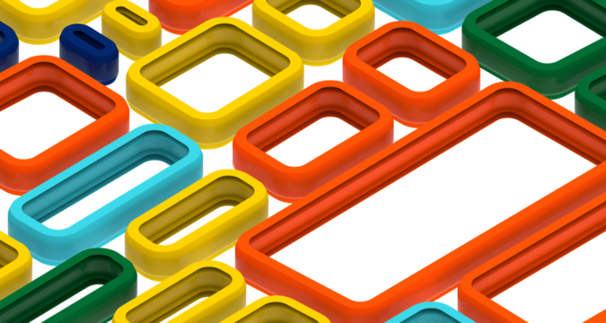 Low poly triangle posters, modern concept