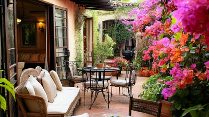 Fototapeta premium Patio Garden Oasis