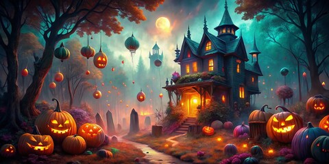 * "color" and "spooky" for the visual aesthetic