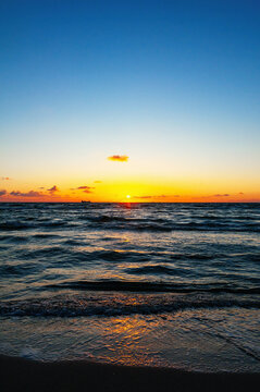 sunrise on the beach