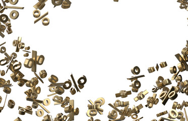 percent sign percentage icon interest rate background