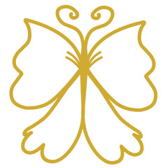 Butterfly outline 