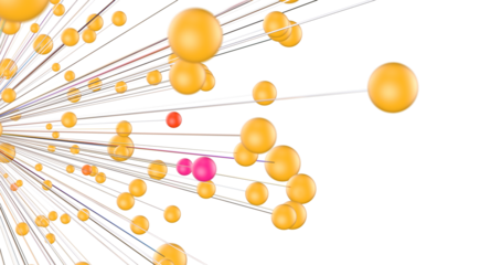 Global network. Blockchain. 3D illustration. Neural networks and artificial intelligence. Abstract