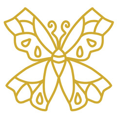 Butterfly outline 