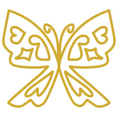 Butterfly outline 