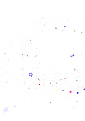 Abstract Colorful Confetti on Black Background