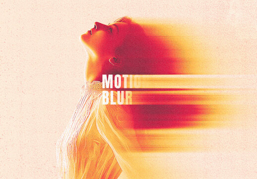 Acid Motion Photo Effect Mockup