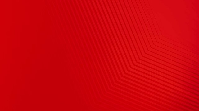 Red Geometric Diagonal Lines Abstract Background Loop.